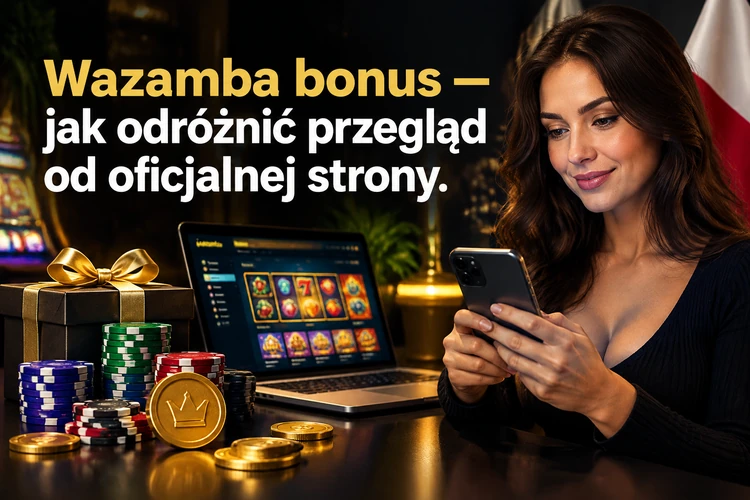 Wazamba bonus — jak odróżnić przegląd od oficjalnej strony