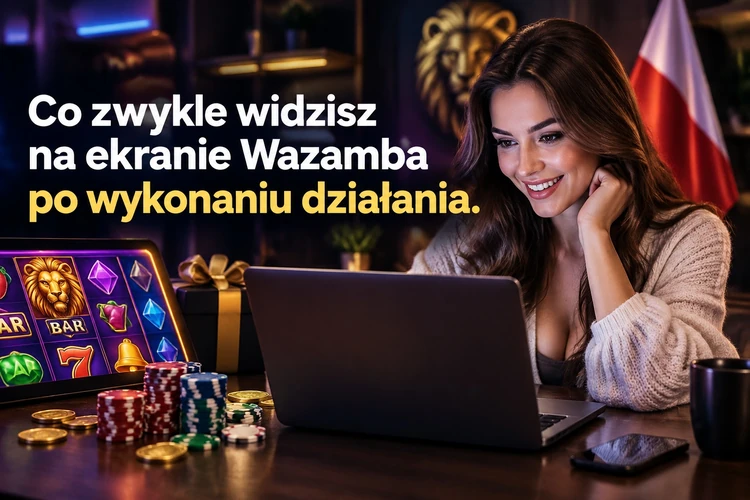 Co zwykle widzisz na ekranie Wazamba po wykonaniu działania