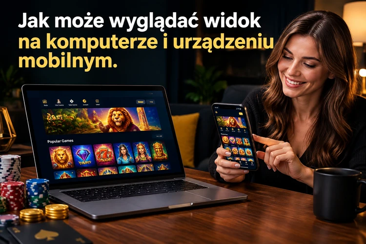 Jak może wyglądać widok na komputerze i urządzeniu mobilnym